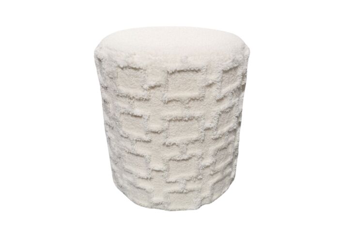 Puf Boho Blanco - Imagen 2